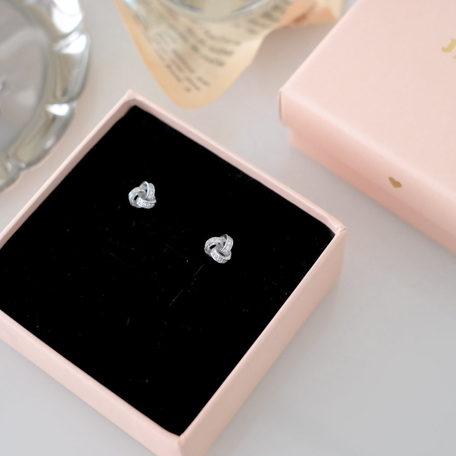 (Silver 925) muzzle diamond earring