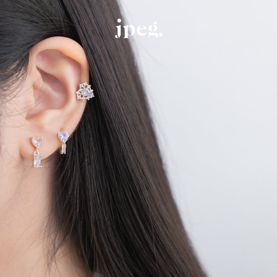 liebe earring (Brass+14K)