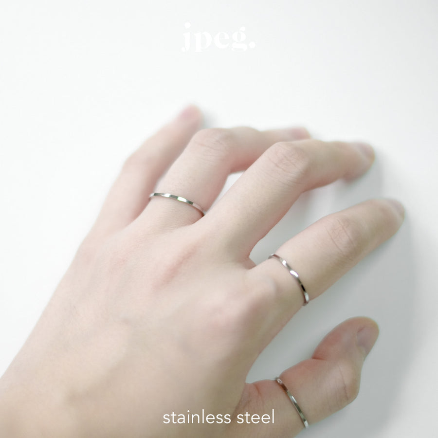 (stainless) simple ring