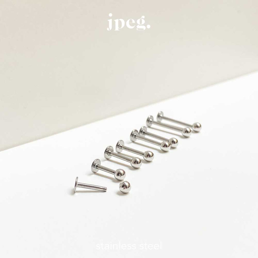(stainless) lablet piercing