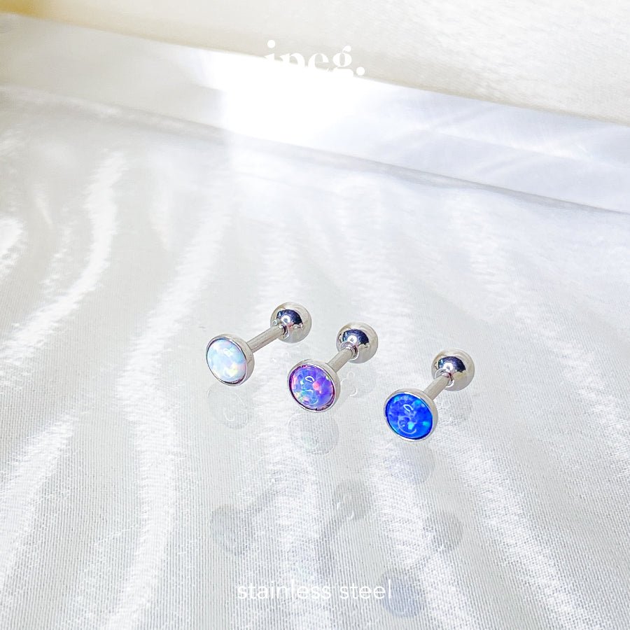 (stainless) opal piercing