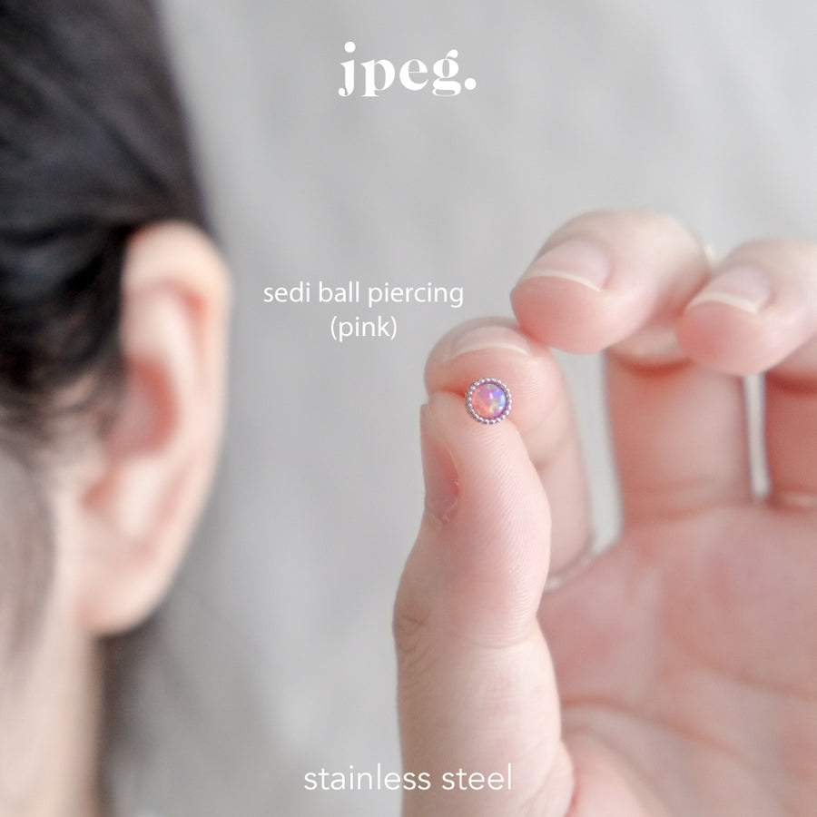 (stainless) sedi ball piercing
