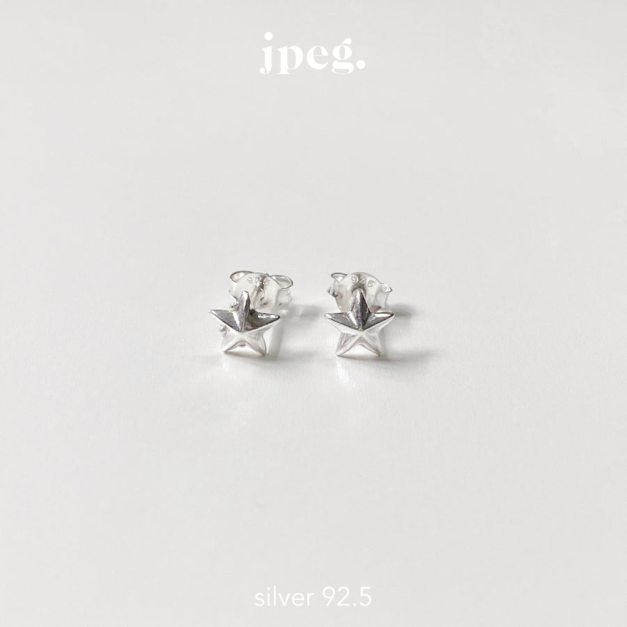 (Silver 925) star earring