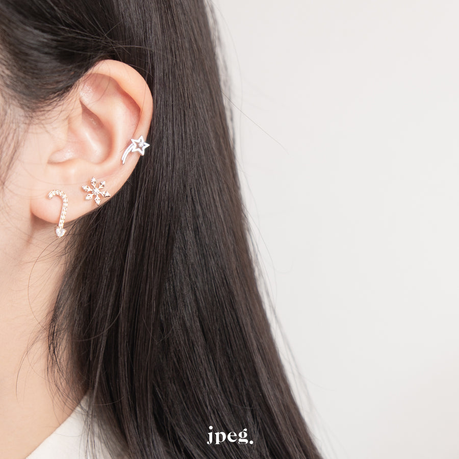 snowflake earring