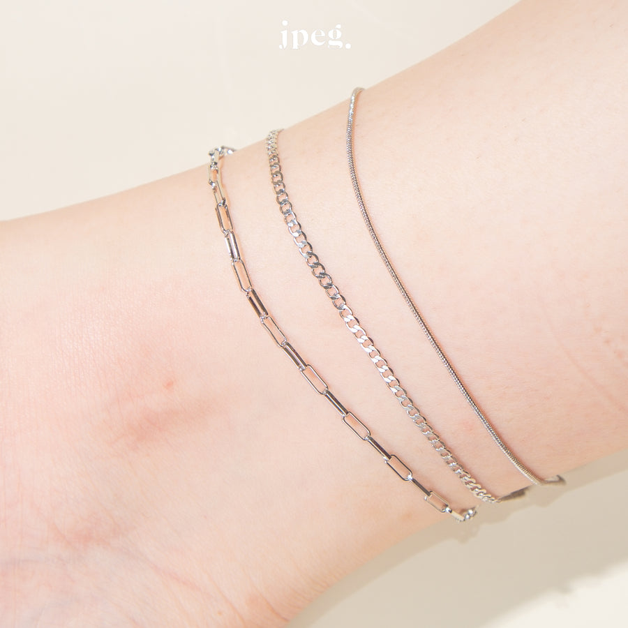 jpeg chain anklet