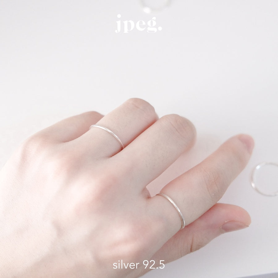 (Silver 925) simple ring