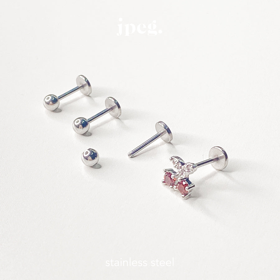 (stainless) lablet piercing (thickness 0.8 mm)