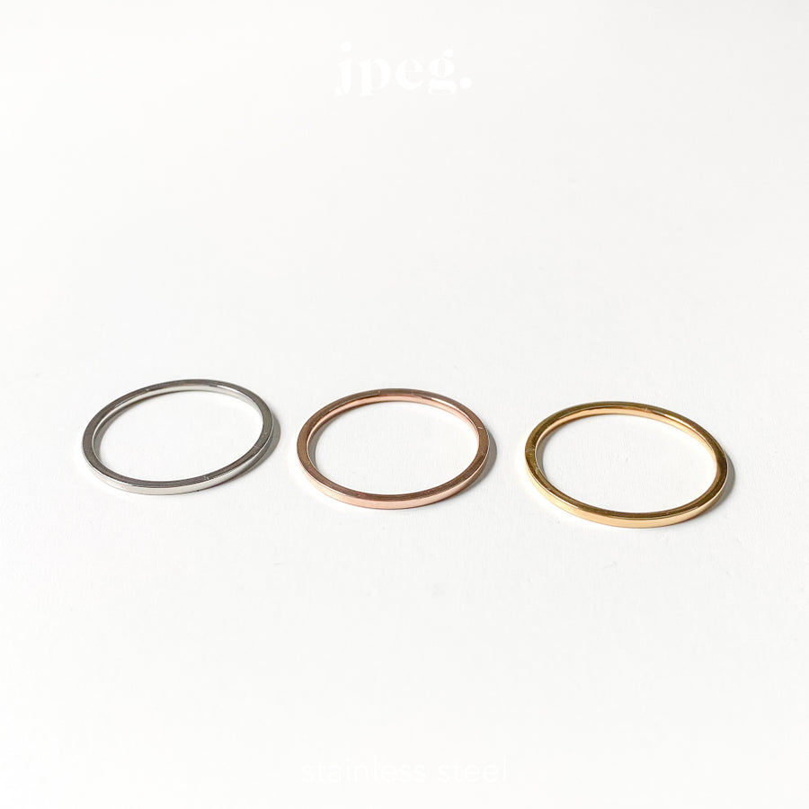 (stainless) simple ring