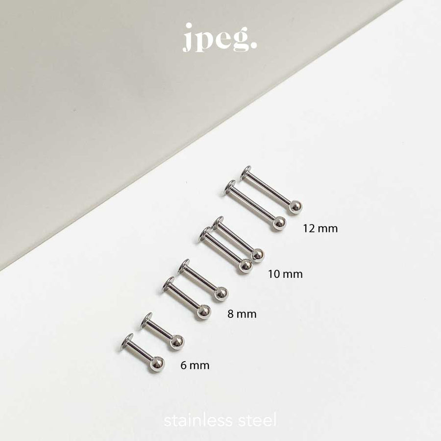 (stainless) lablet piercing
